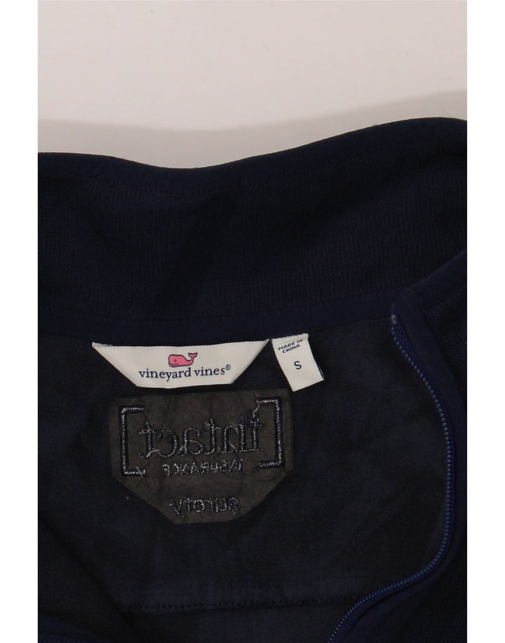 VINEYARD VINES Womens Tracksuit Top Jacket UK 10 Small Navy Blue Vintage Vineyard Vines and Second-Hand Vineyard Vines from Messina Hembry 