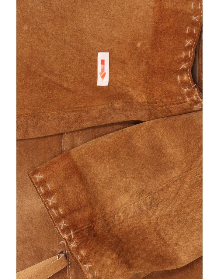 Giacca Donna Scamosciata Conbipel IT 46 Large Pelle Marrone