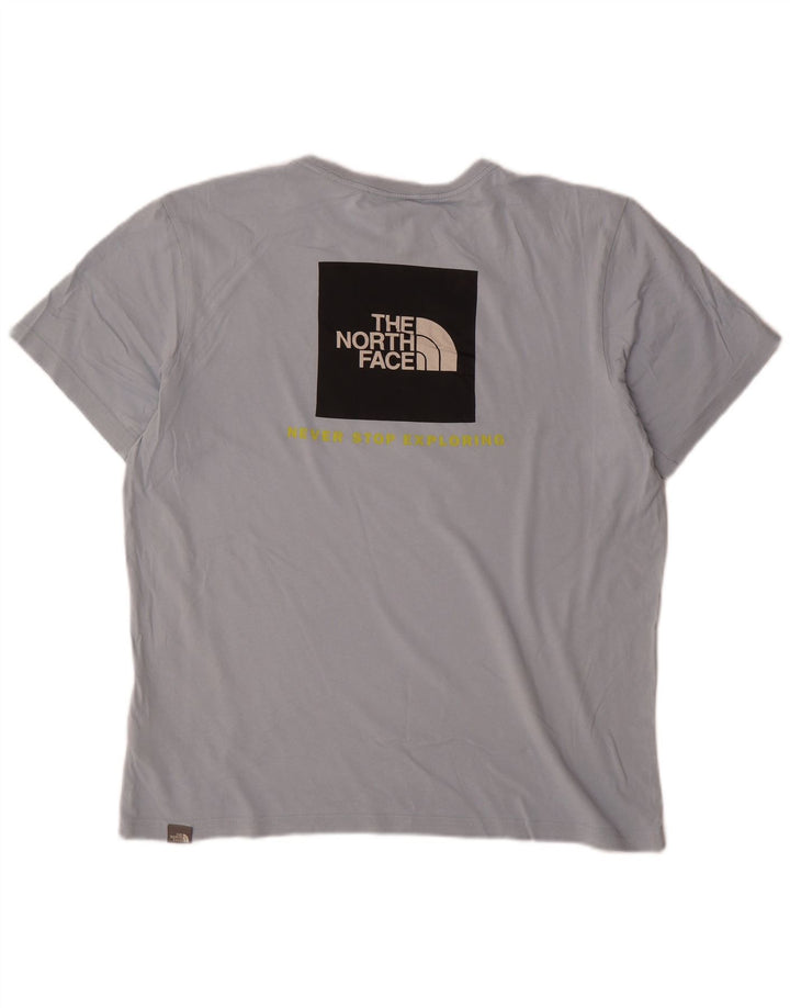 T-shirt grafica da uomo The North Face Top grande in cotone grigio