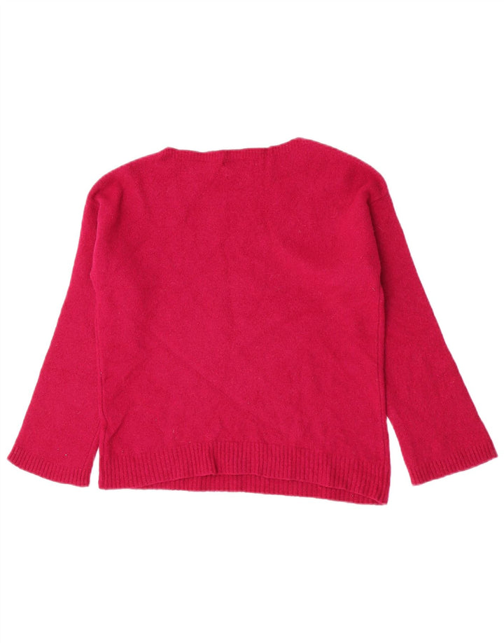 Massimo Dutti Maglione da donna con scollo a barchetta UK 12 Rosa medio
