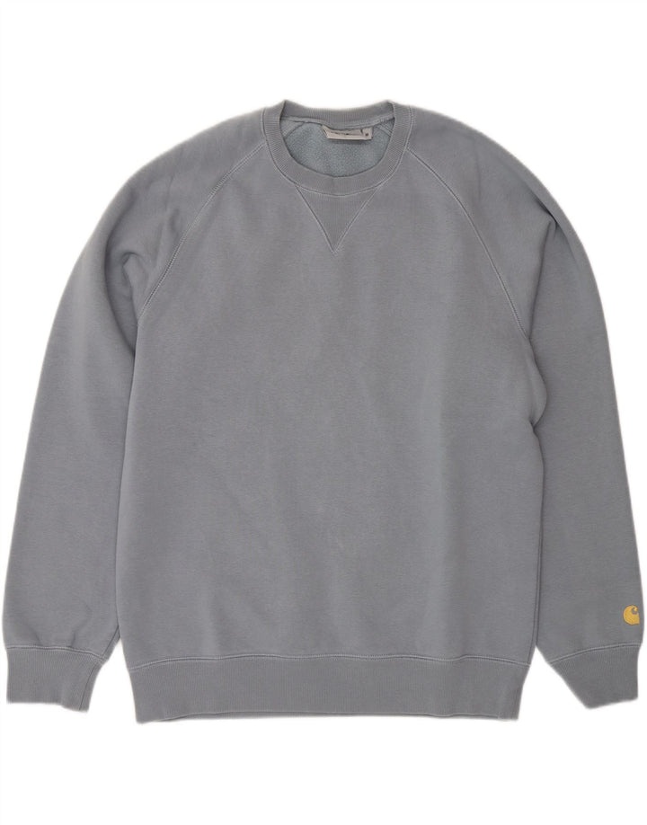 Felpa da uomo Carhartt in cotone blu medio