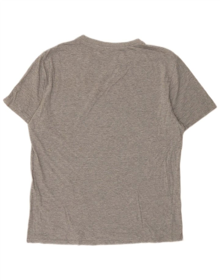 T-shirt grafica da uomo Hurley Top grigio medio chiazzato