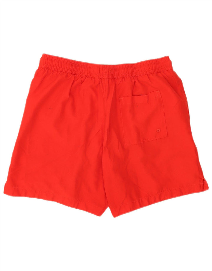 Pantaloncini da bagno grafici da uomo Calvin Klein piccoli in poliestere rosso
