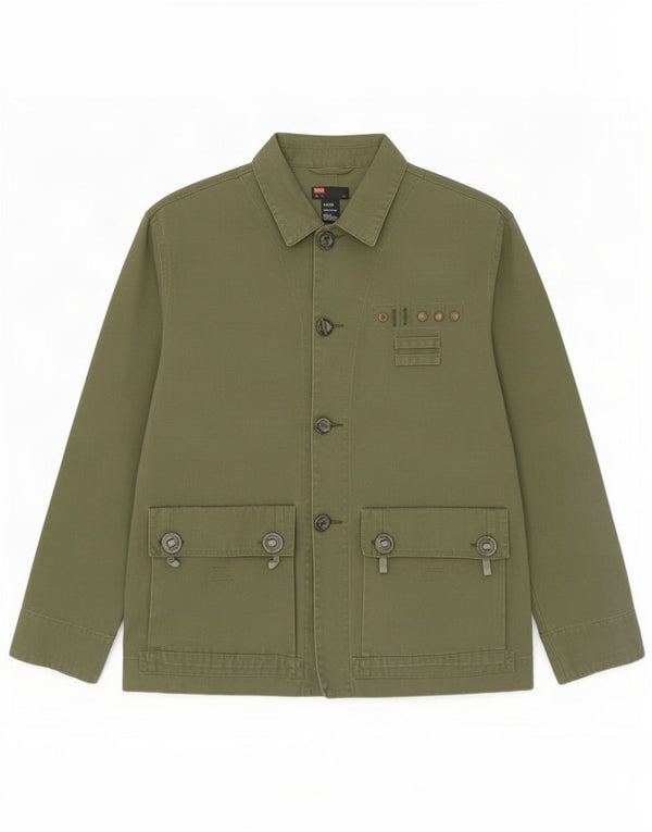 Giacca utility da uomo Diesel UK 42 XL cotone verde