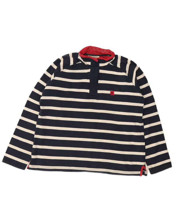 Felpa da donna Mountain Warehouse UK 20 2XL Blu navy a righe