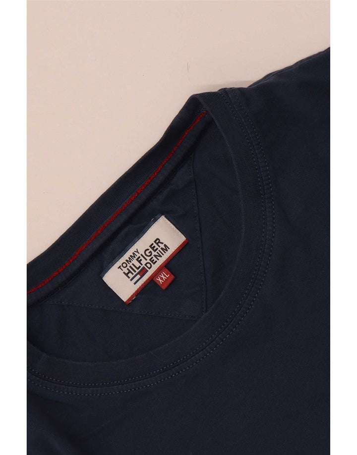 Maglietta da uomo Tommy Hilfiger Top 2XL Blu