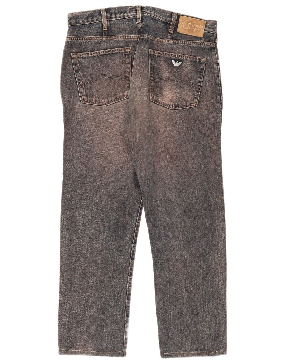 ARMANI Womens Cropped Jeans W34 L26 Blue Cotton