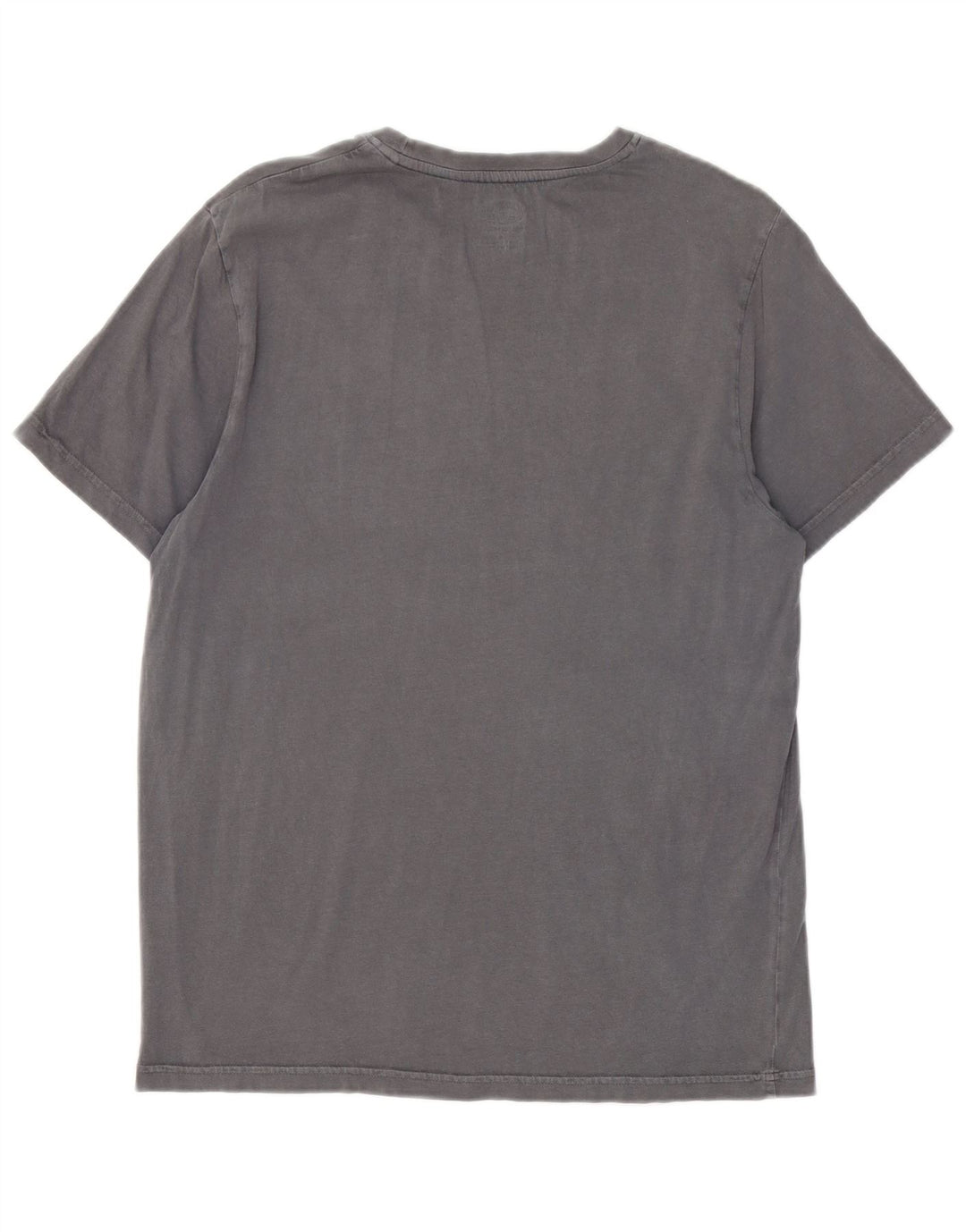 T-shirt grafica da uomo con animali in cotone grigio medio