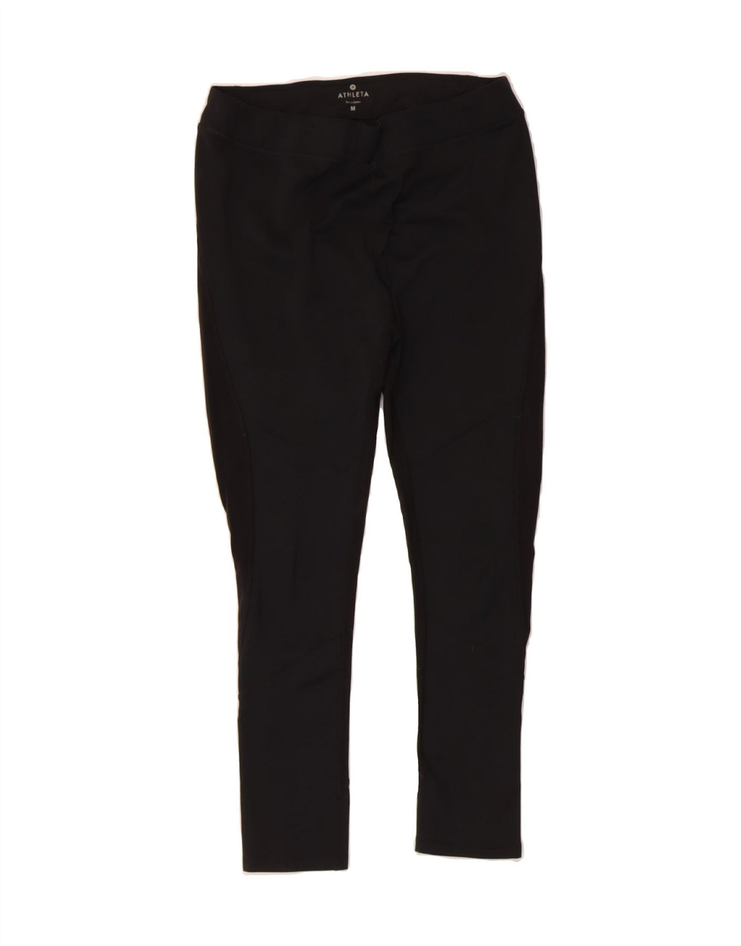 ATHLETA Womens Leggings UK 12 Medium Black Polyester Vintage Athleta and Second-Hand Athleta from Messina Hembry 