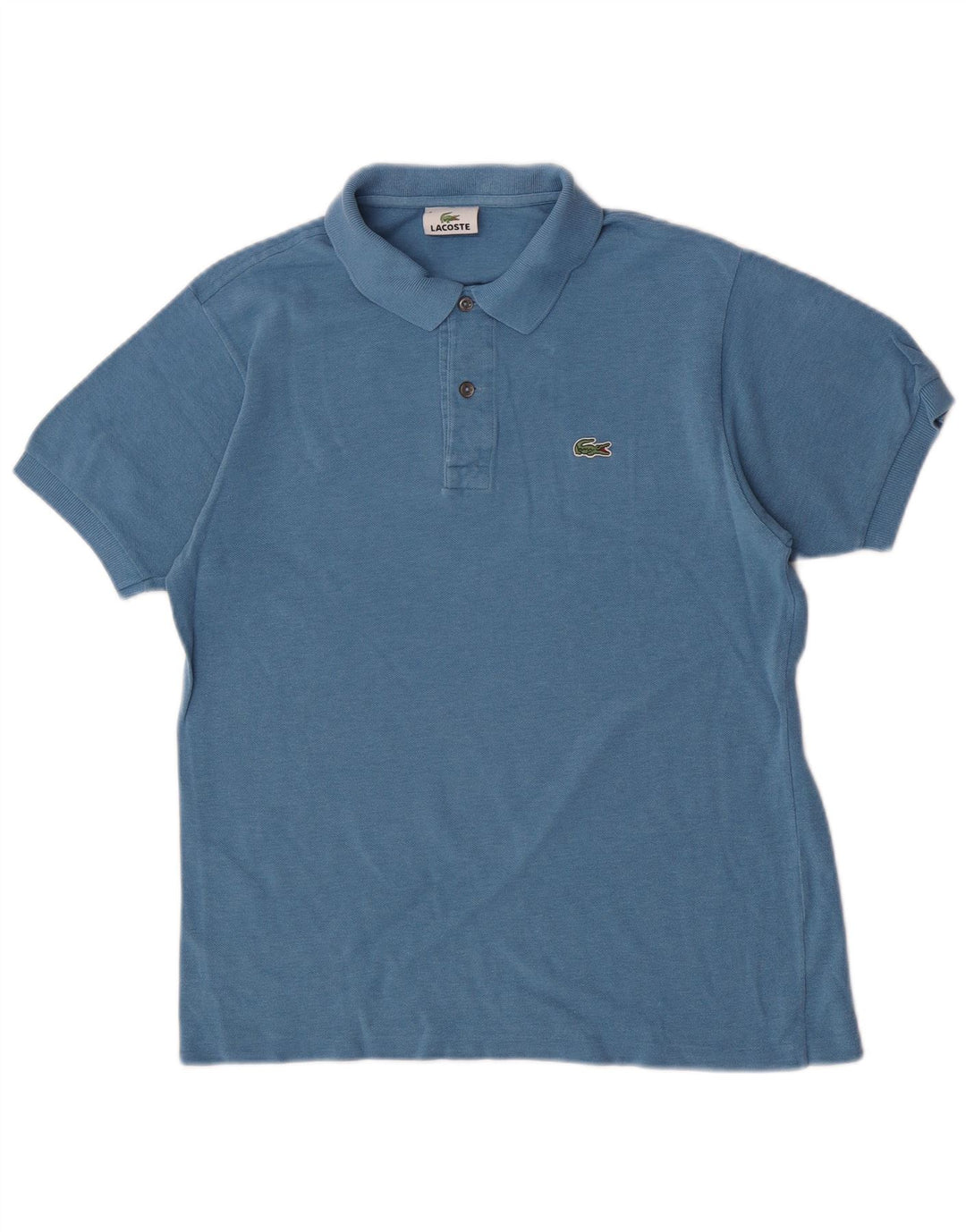 Polo da uomo Lacoste taglia 4 in cotone blu medio