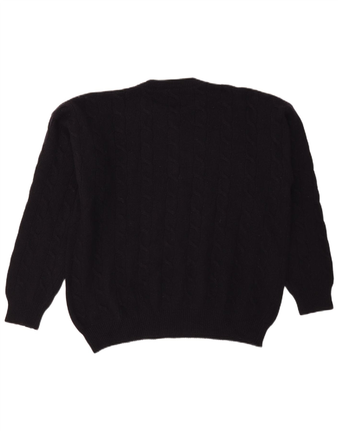 Zanolini Uomo Maglione Girocollo Maglione XL Blu Navy Lana Vergine