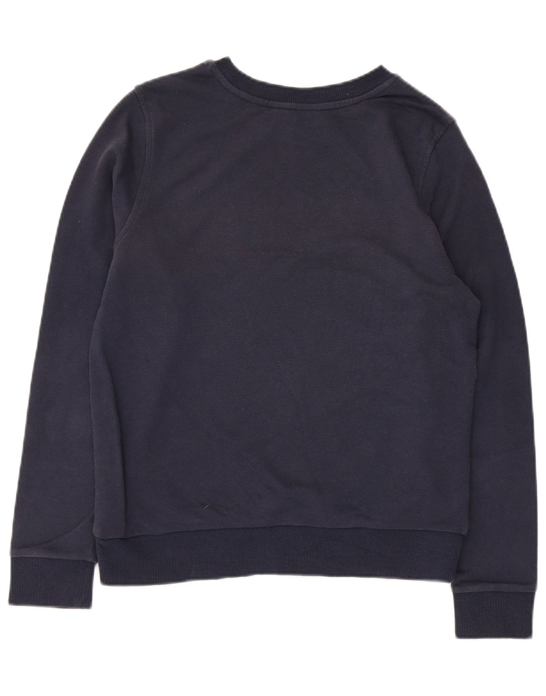 Felpa da donna Marks & Spencer UK 10 piccola in cotone blu navy