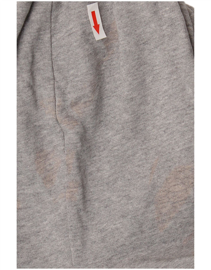 Felpa con cappuccio grafica da uomo LEVI'S XL in cotone grigio