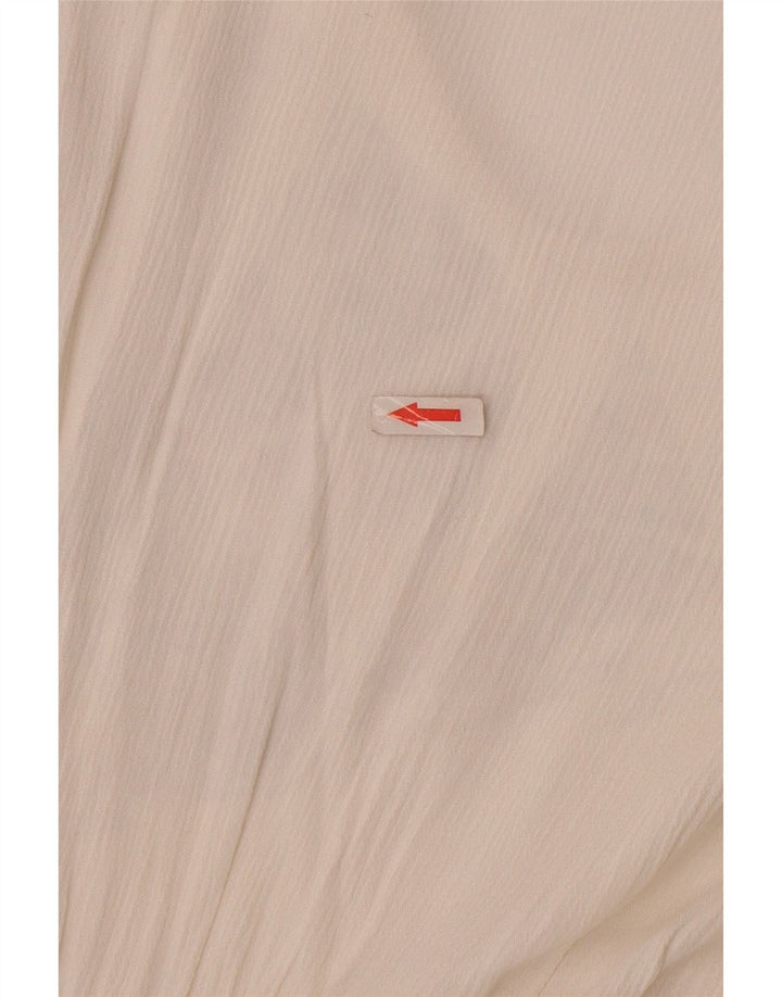Abito a trapezio da donna Oasis UK 10 piccolo in viscosa bianca