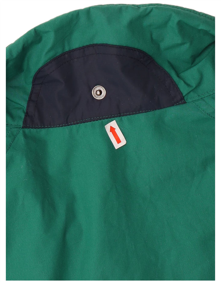 Giacca a vento vintage da uomo UK 42 XL poliestere verde