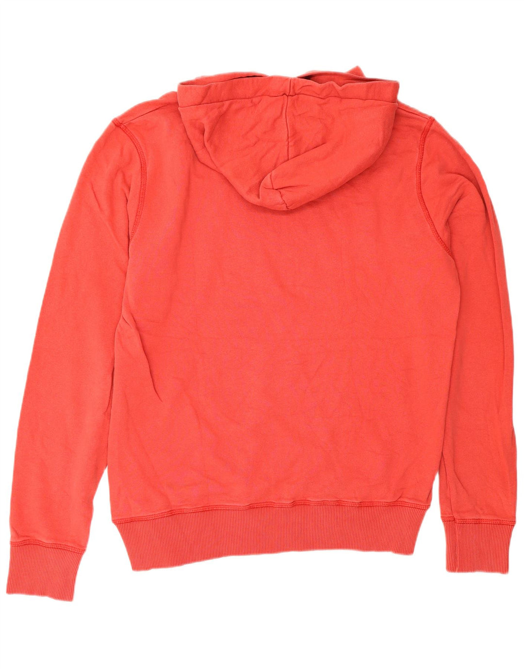 Jack & Jones Felpa con cappuccio grafica da uomo in cotone rosso medio