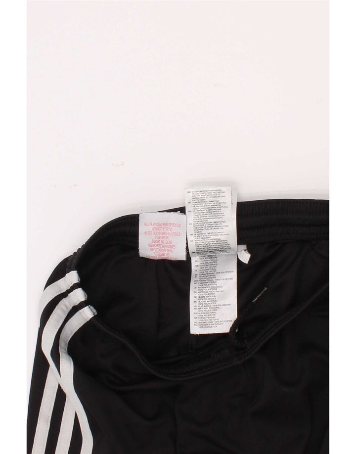 Pantaloncini sportivi Adidas Climalite da ragazzo 9-10 anni in poliestere nero