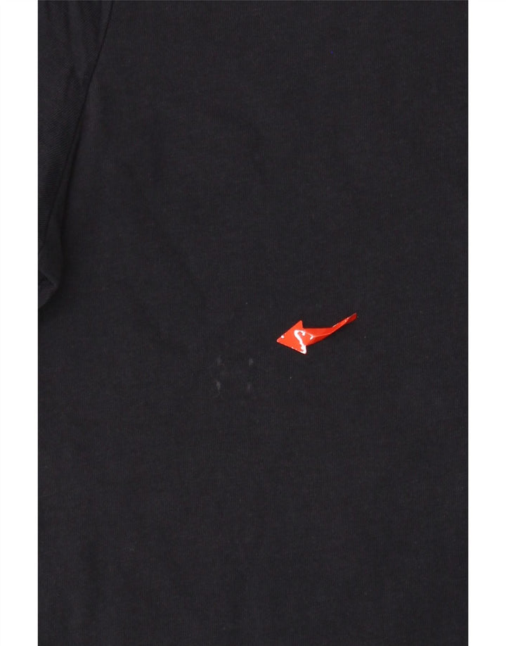 TOMMY HILFIGER T-shirt da donna Top UK 2 2XS Blu navy in cotone