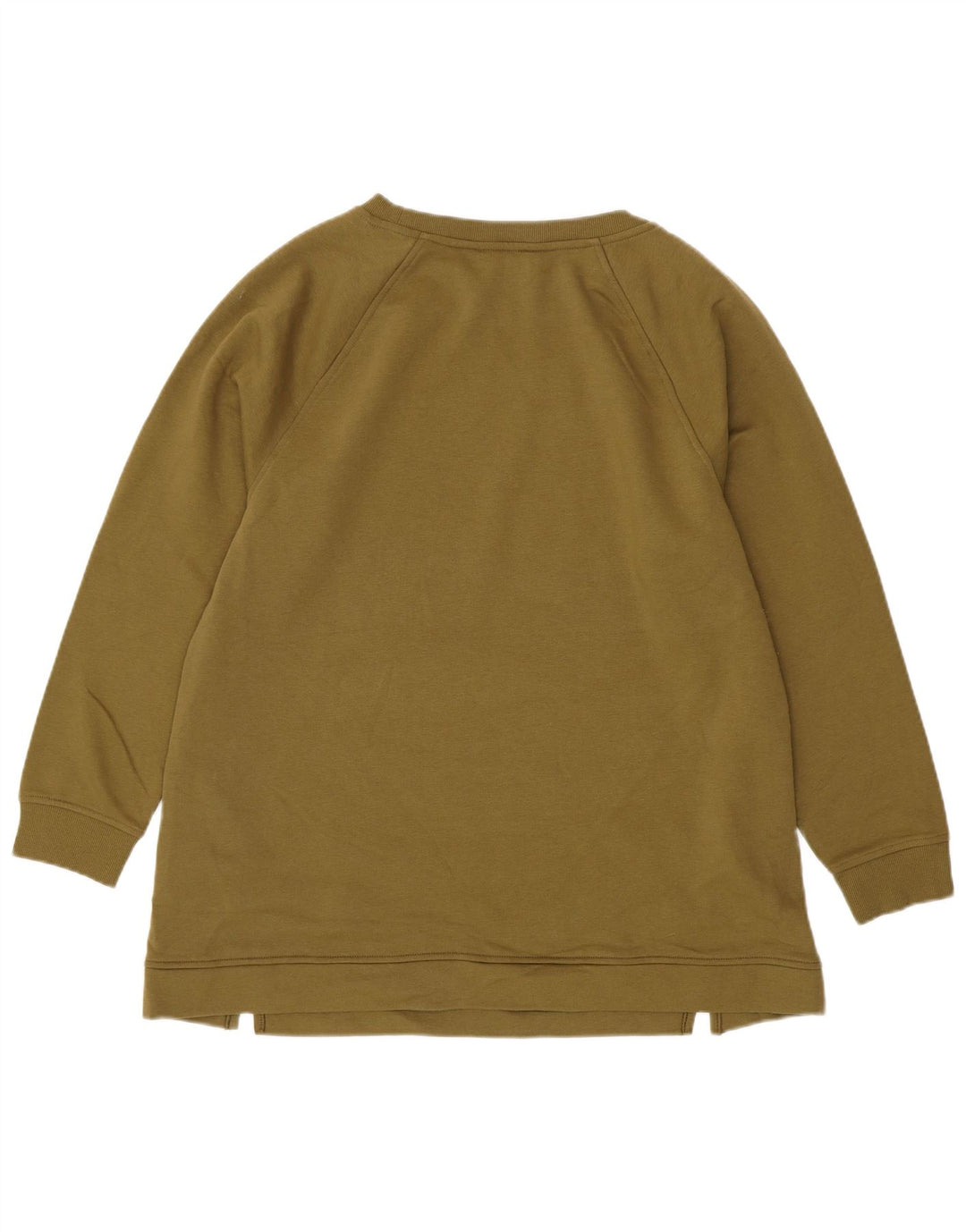 Felpa da donna Marks & Spencer UK 16 grande cotone kaki