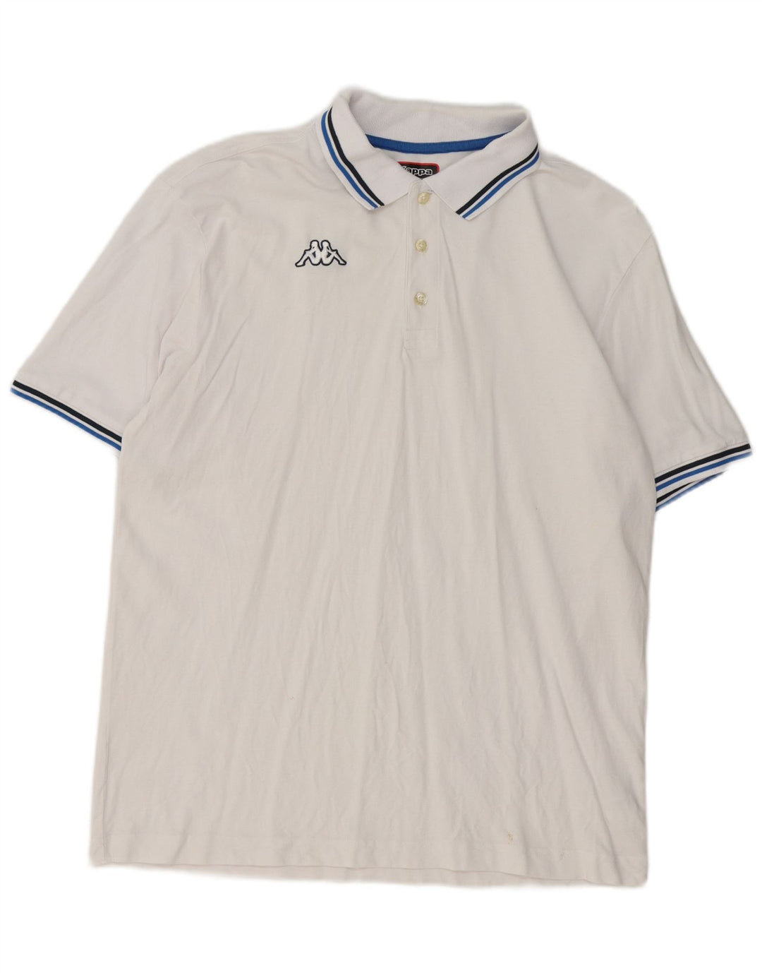 Polo Kappa Uomo 2XL Cotone Bianco