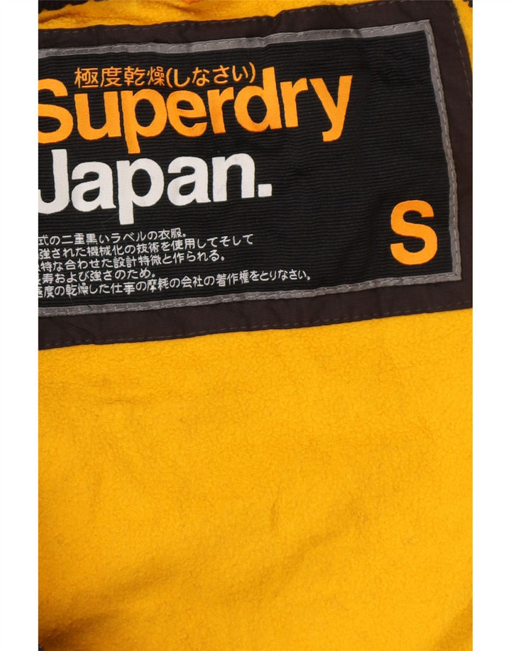 Giacca a vento grafica da uomo Superdry Windcheater UK 36 piccola nera