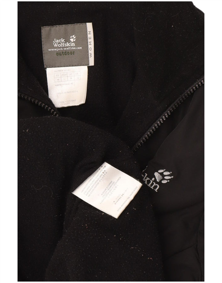Giacca a vento foderata da donna Jack Wolfskin UK 12 poliestere nero medio