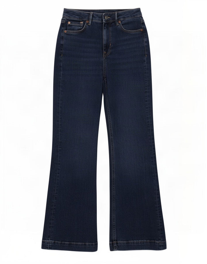 Jeans svasati vestibilità regolare da donna Marks & Spencer UK 10 piccoli W26 L28 blu