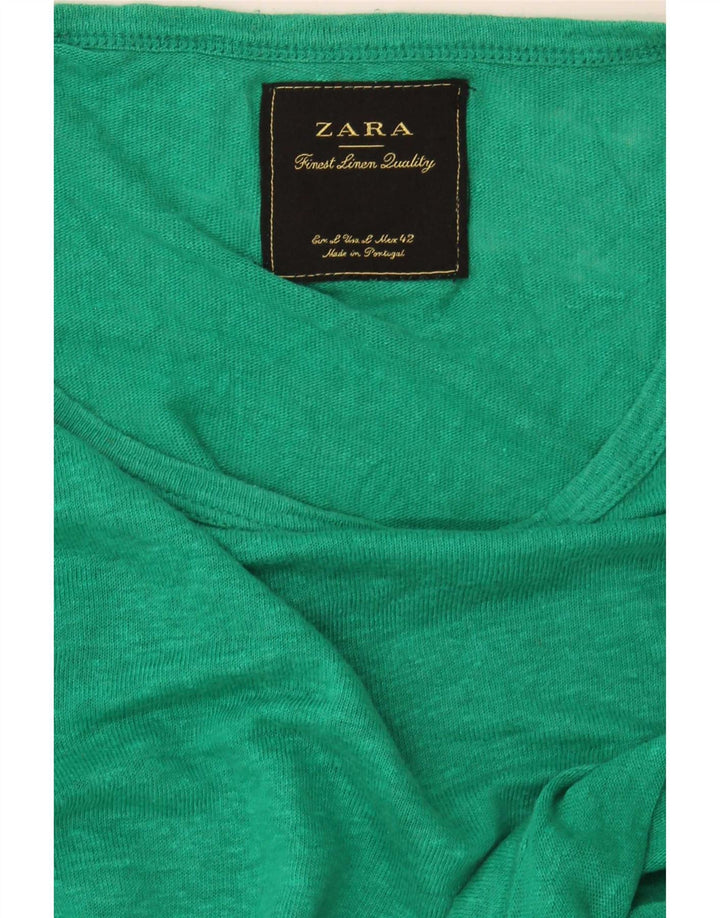 T-shirt Zara da uomo Top piccola verde