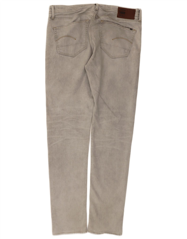 Jeans slim da uomo G-Star 3301 W36 L36 cotone grigio