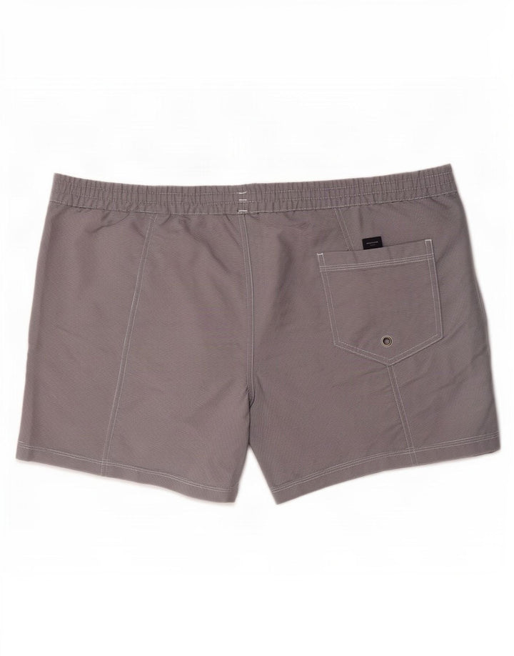 Pantaloncini da bagno da uomo North Sails grandi in poliestere grigio