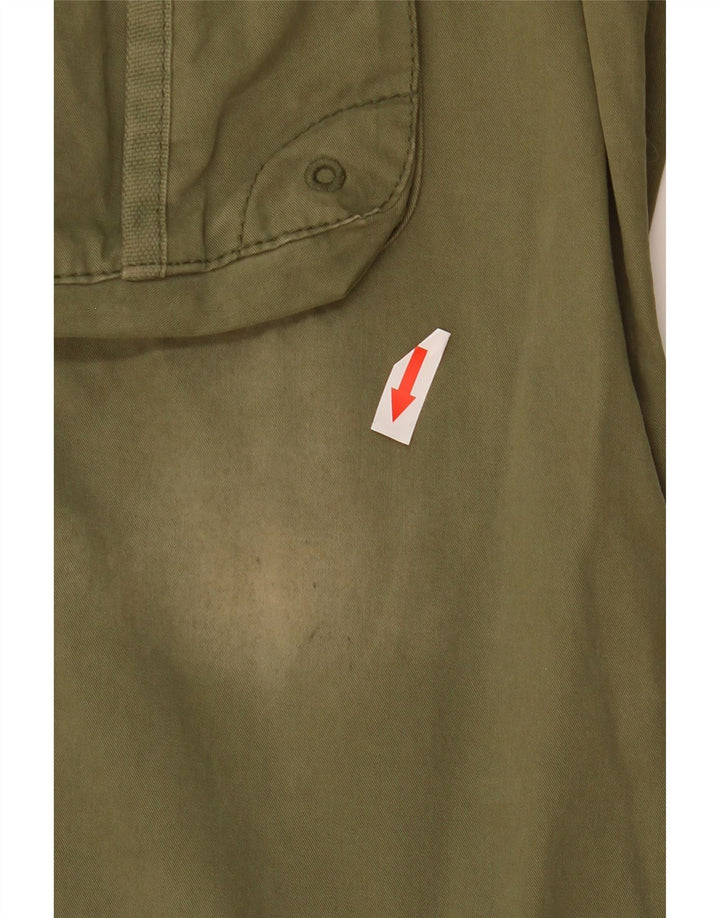 Pantaloni cargo dritti da uomo Superdry medi W34 L35 cotone kaki