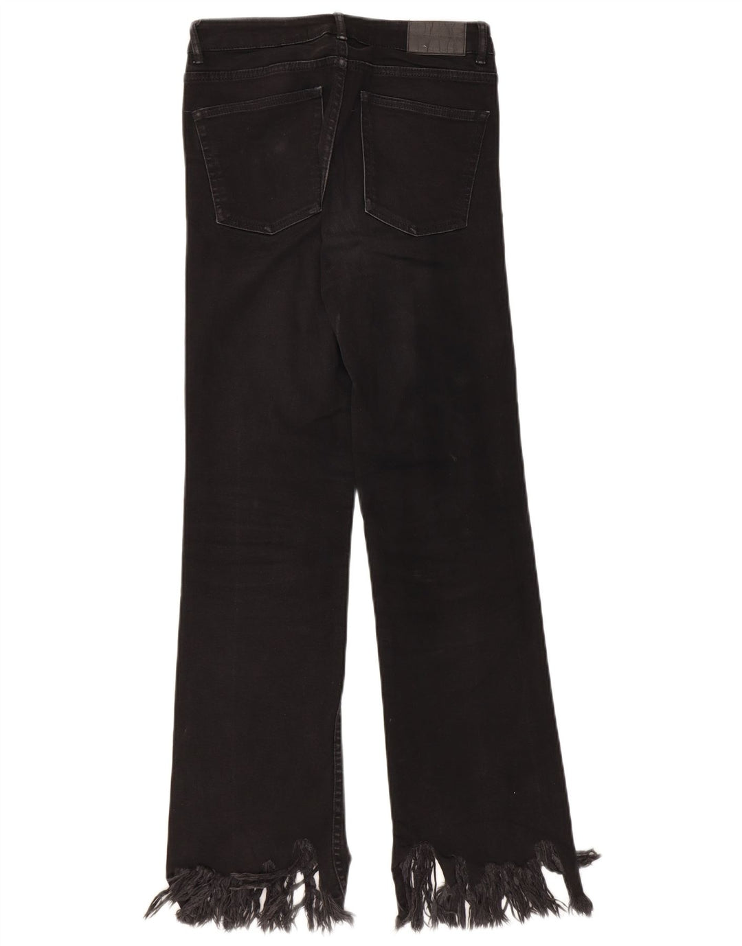 Jeans dritti da donna ZARA EU 36 XS W26 L27 Nero