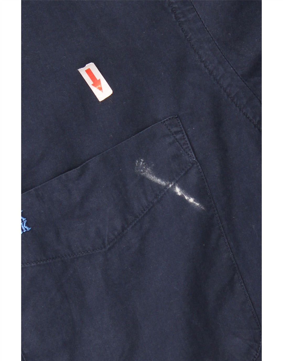 Camicia da uomo Think Pink XL in cotone blu navy