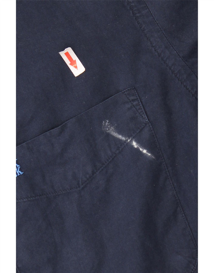Camicia da uomo Think Pink XL in cotone blu navy