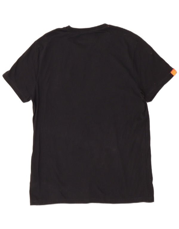 T-shirt da donna Superdry Top UK 18 XL cotone nero