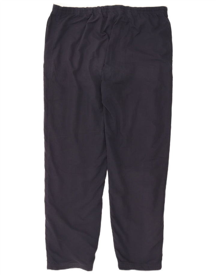 Pantaloni da tuta da uomo Reebok Large in poliestere blu navy