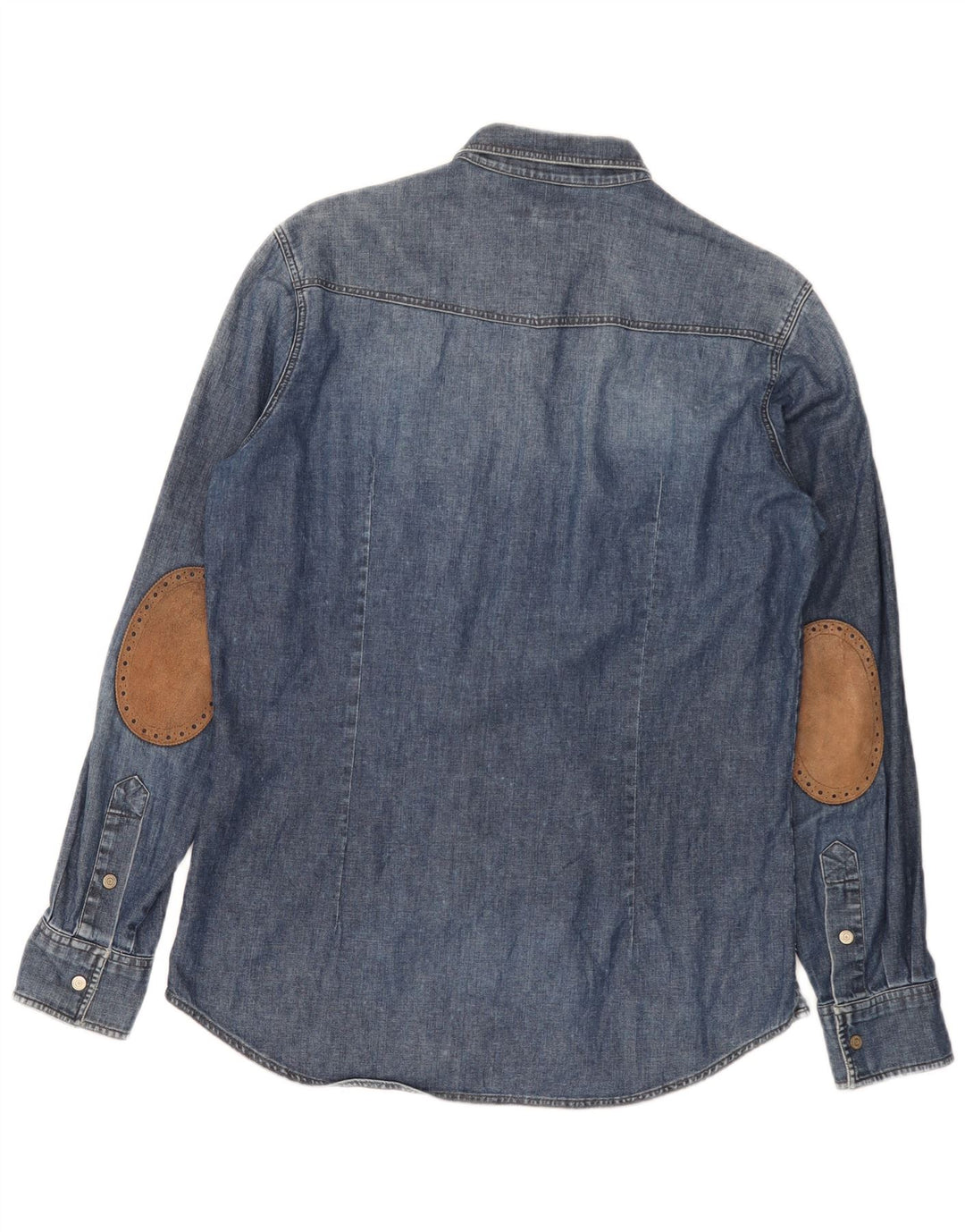 SIVIGLIA Camicia Jeans Uomo Small Blu Cotone