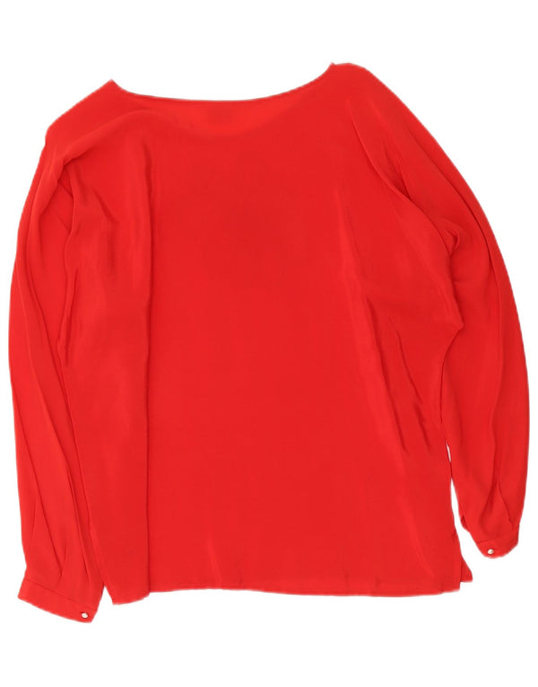 Camicetta da donna Ines Top IT 46 Acetato floreale rosso grande