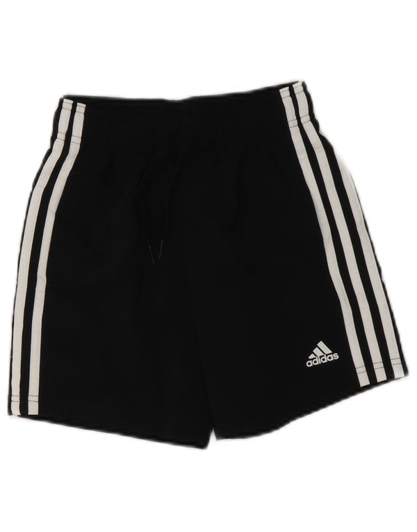 Pantaloncini sportivi Adidas Aeroready da ragazzo 7-8 anni in poliestere nero