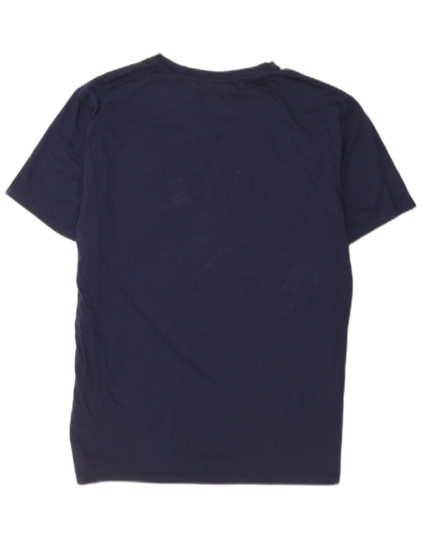 T-shirt Lacoste da uomo con vestibilità regolare, taglia 6 XL, cotone blu navy