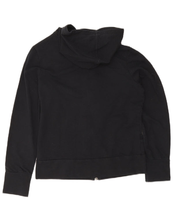Maglione con cappuccio e zip da donna Adidas UK 14 cotone nero medio