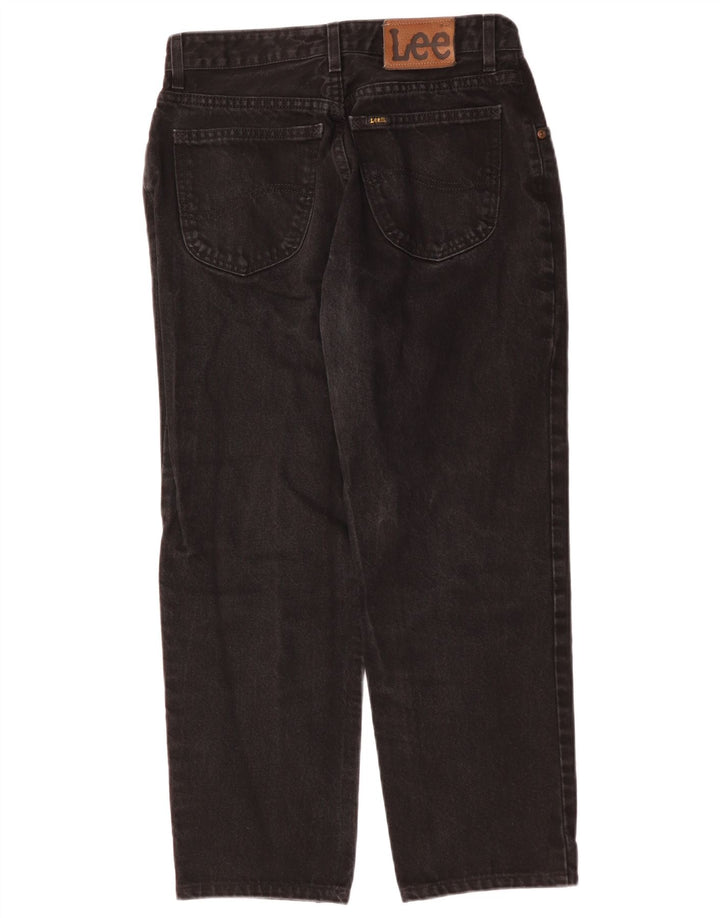Jeans dritti da donna Lee W29 L26 cotone nero
