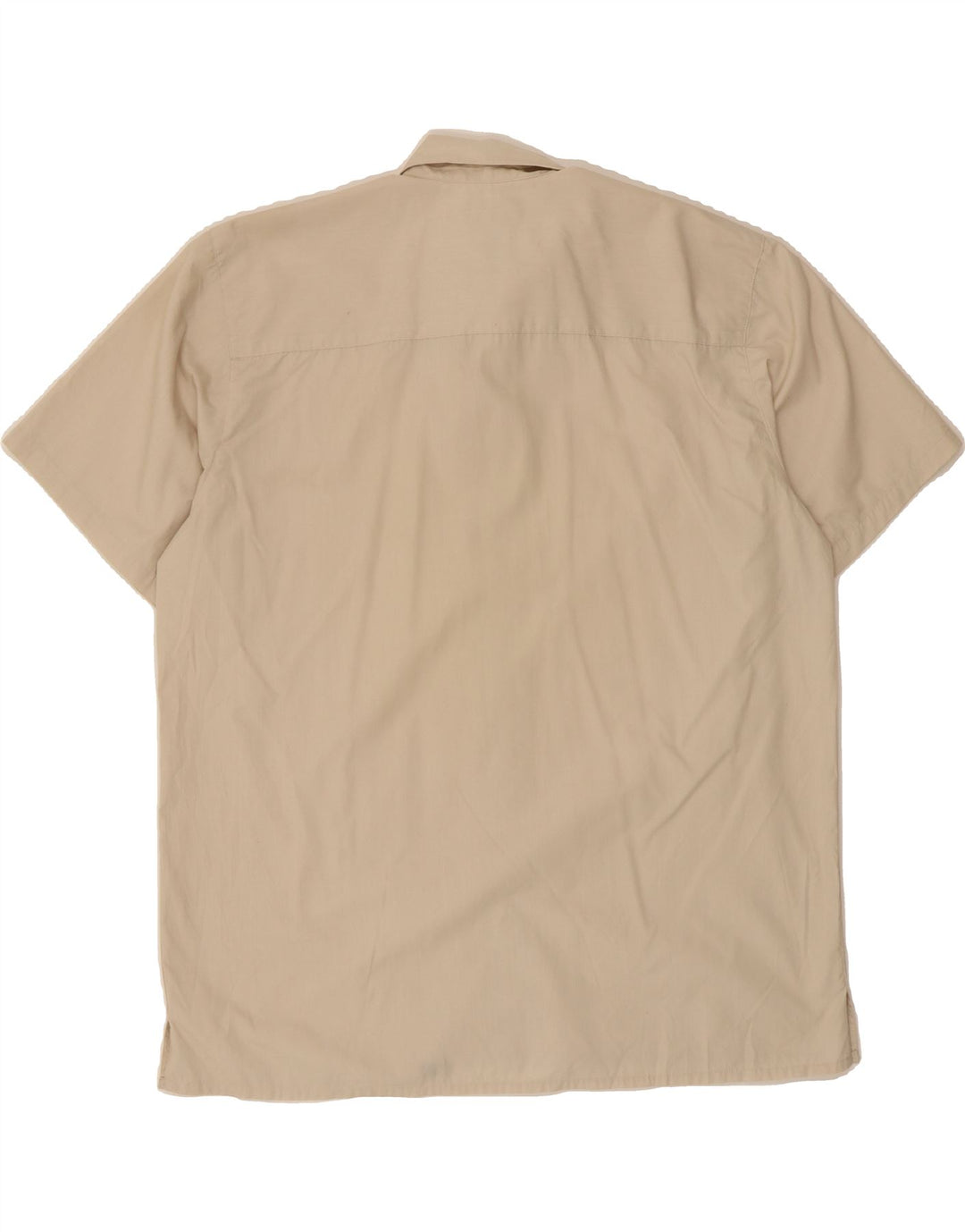 MOSSIMO Mens Short Sleeve Shirt Large Beige Polyester Vintage Mossimo and Second-Hand Mossimo from Messina Hembry 