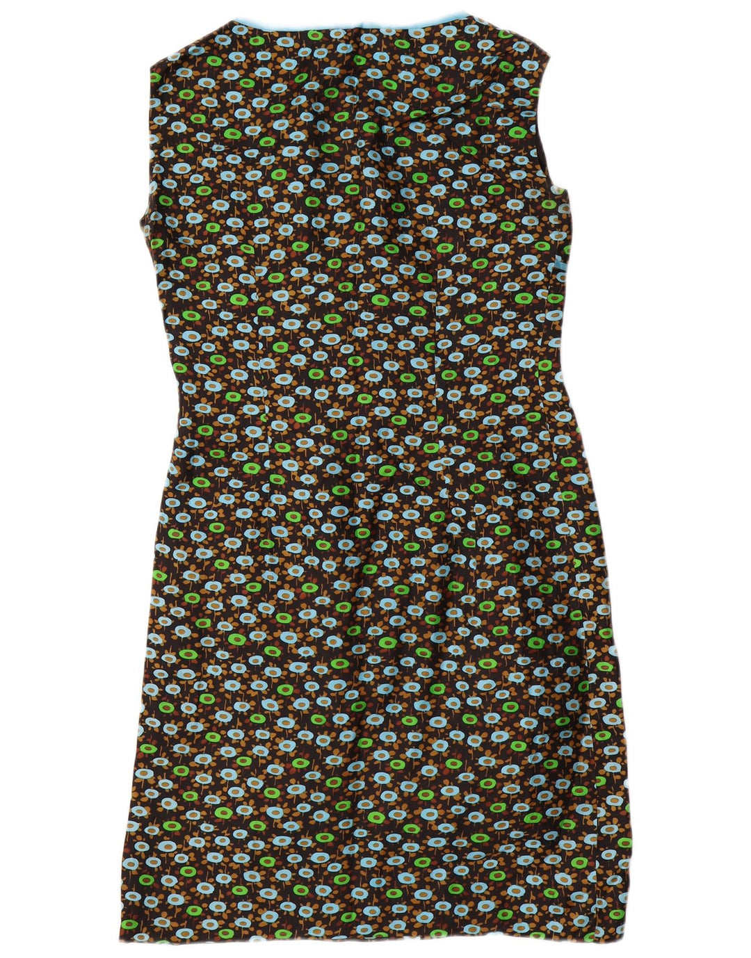 Set da 2 pezzi con maniche a 3/4 da donna VINTAGE UK 14 medio nero floreale