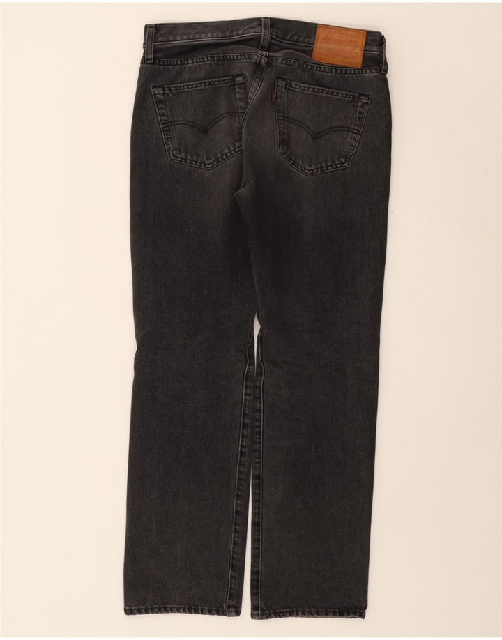 Jeans dritti da uomo LEVI'S W30 L30 cotone grigio