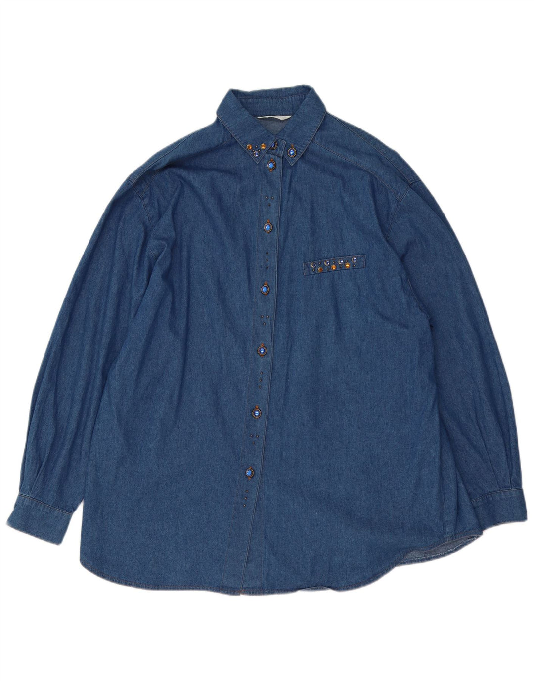 Camicia di jeans oversize da donna Hammer EU 46 XL Cotone blu