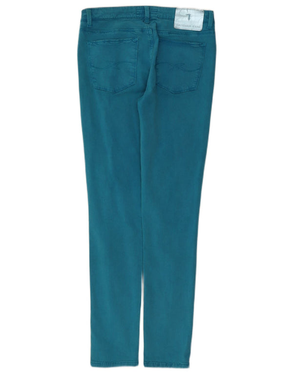 Jeans Skinny Donna Trussardi W26 L28 Blu Cotone