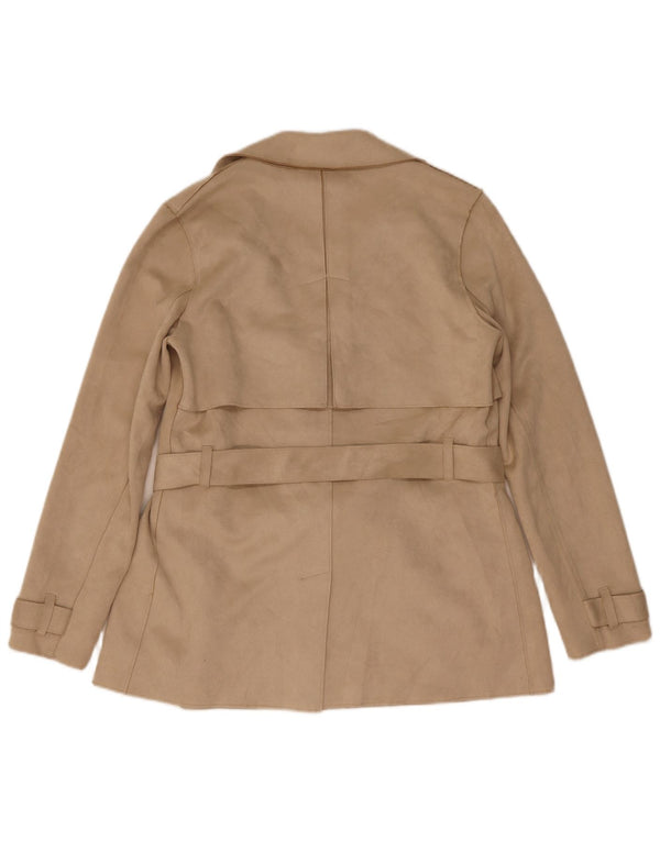 Trench da donna Zara UK 6 XS Beige poliestere