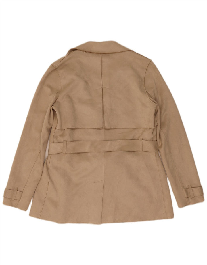 Trench da donna Zara UK 6 XS Beige poliestere