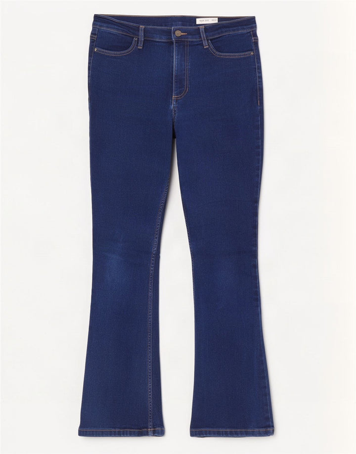 Jeans bootcut slim da donna Marks & Spencer UK 14 Large W32 L29 Blu navy
